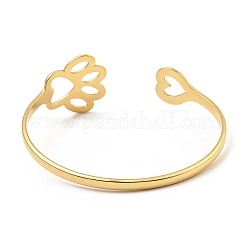 Браслеты-манжеты из нержавеющей стали 304&nbsp;BJEW-P302-07G