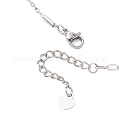 Цепочки-скрепки из нержавеющей стали 304 толщиной 2.5 мм&nbsp;NJEW-JN05832