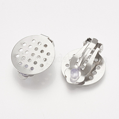 Фурнитура для сережек-клипс из нержавеющей стали 304&nbsp;STAS-S104-01C