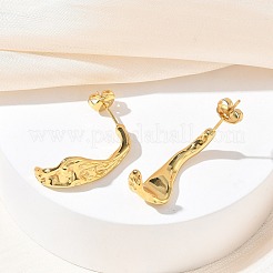 Pendientes de acero inoxidable 304 para mujer&nbsp;EJEW-K333-25G