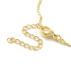 Ожерелья с подвесками из каштана NJEW-G082-01A-G