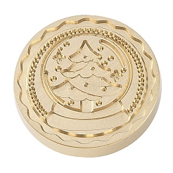 Weihnachtsserie Wachssiegel Messing Stempelkopf&nbsp;AJEW-M037-01G-19
