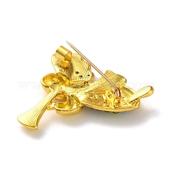 Мультяшный золотой цинковый сплав эмалированный значок&nbsp;LS-JEWB-D068-03G-02