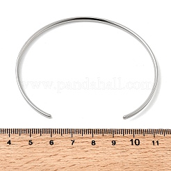 Браслеты-манжеты из нержавеющей стали 304&nbsp;LS-BJEW-D388-01B-P