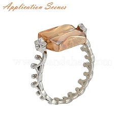 Стеллажное покрытие латунь открытые настройки кольца манжеты&nbsp;KK-G455-14P