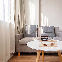 2-ярусный деревянный органайзер для ювелирных изделий с подставками для витрины ODIS-WH0058-18B