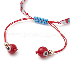 Braccialetti di perline di vetro intrecciate per le donne&nbsp;BJEW-MZ00122-03