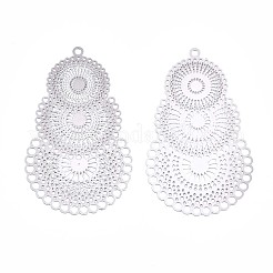 Подвески из филигранной нержавеющей стали 304&nbsp;X-STAS-R102-10P