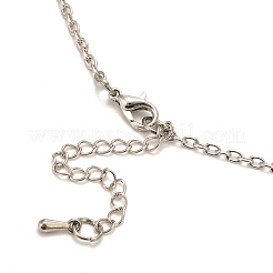 Ожерелья с подвеской в виде цветка мака из сплава&nbsp;LS-NJEW-B080-02P