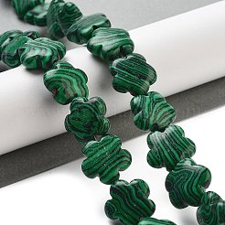 Синтетические бусины из малахлита G-F769-C01-01
