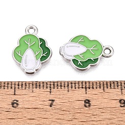 Pendentifs d'émail en alliage&nbsp;ENAM-Q003-15P