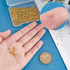 Стойка 1000шт гальванизированные латунные бусины&nbsp;KK-PH0005-34A-G