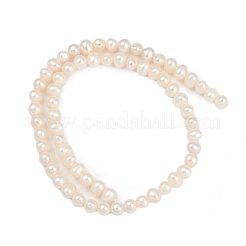 Нити натуральных культивированных жемчужин PEAR-I007-07R-04
