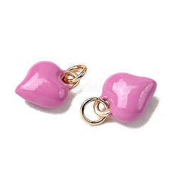 Латунь эмаль подвески&nbsp;KK-U027-13-03G