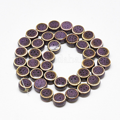 Фарфоровые бусины ручной работы X-PORC-S496-A07-8mm