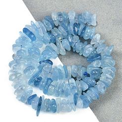 Природные Аквамарин бисер нитей&nbsp;LS-G-E271-96B