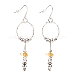 Кольцо с драгоценными камнями и серьги с кисточками EJEW-JE05052