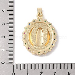 Латунные подвески с фианитами&nbsp;KK-Z050-15G-02