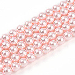 Выпечка из окрашенного перламутрового стекла жемчужные бусинки&nbsp;HY-N002-5mm-A10