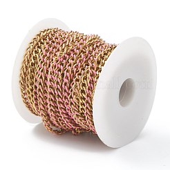 Catene a maglie smaltate in acciaio inossidabile 304 fatte a mano&nbsp;CHC-M021-67G-06