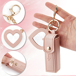 4 шт. 4-х цветные сумки для хранения помады из искусственной кожи AJEW-SC0003-95A