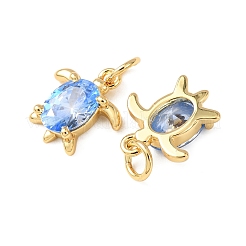 Латунные микро проложить кубического циркония подвески&nbsp;KK-C143-16G