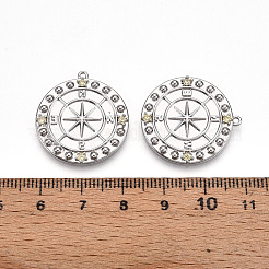 Латунные микро проложить кубического циркония подвески&nbsp;ZIRC-T016-17