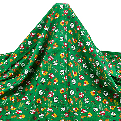 Хлопчатобумажные ткани с рождественской тематикой&nbsp;DIY-WH0622-374A