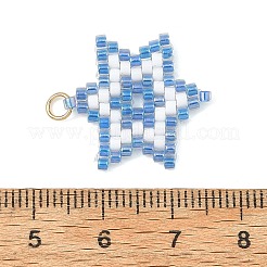 Colgantes de cuentas de semillas de vidrio&nbsp;PALLOY-MZ01457-01