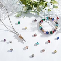 120шт стеклянные европейские бусины GPDL-PA0001-01