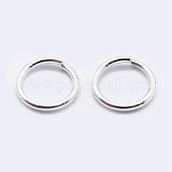 925 Sterling Silber Sägeschnitt offene Biegeringe&nbsp;STER-F036-02S-0.5x4mm