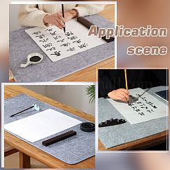 Войлочный рулонный коврик для китайской каллиграфии AJEW-WH0818-017B