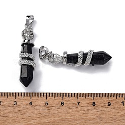 Синтетический синий авантюрин подвески G-A241-01P-04