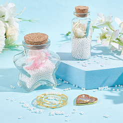 Акриловые имитация жемчужные бусы OACR-OC0001-01A-A