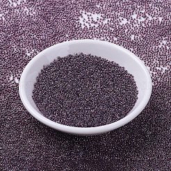 MIYUKIラウンドロカイユビーズ  日本製シードビーズ  11/0  （rr3208)マジックパープルクランベリーライニングクリスタル  2x1.3mm  穴：0.8mm  約50000個/ポンド&nbsp;SEED-G007-RR3208