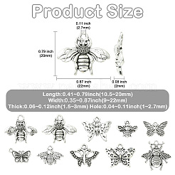 100 pz 10 stili pendenti in lega di stile tibetano&nbsp;FIND-CJ0005-57