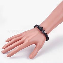 Натуральные драгоценные камни из бисера ожерелья & стрейч браслеты ювелирные наборы SJEW-JS00918