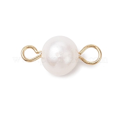 Натуральные пресноводные культивированные жемчужины круглые звенья PALLOY-JF04219-02