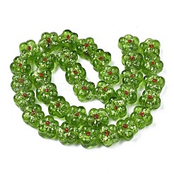 Прозрачные бусинки лэмпворк ручной работы бугристые нити LAMP-S194-022E