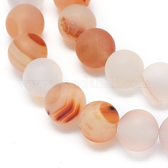 Природный агат бисер нитей&nbsp;G-D0005-20-8mm