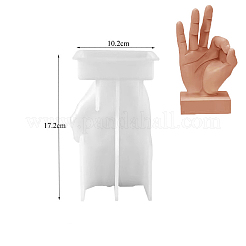 ОК жест дисплей силиконовые Молды для статуй&nbsp;LS-DIY-I096-11