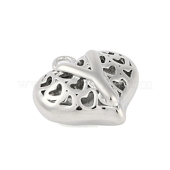 Полые латунные подвески на день святого валентина&nbsp;KK-M289-03Y-P