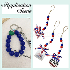 Непрозрачные акриловые бусины&nbsp;MACR-SP0001-27B-02