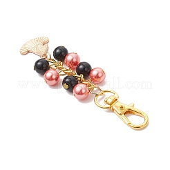 8 шт. подвеска из стеклянного жемчуга и эмали на Хэллоуин HJEW-JM03685