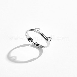 925 кольцо из стерлингового серебра RJEW-BB70407