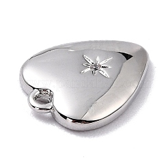 Латунные микро проложить кубического циркония подвески&nbsp;ZIRC-I054-14P-03