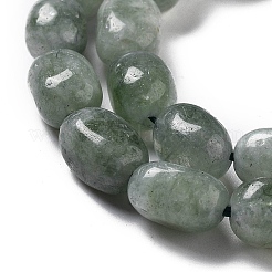 Billes de jade naturelles de teint en malaisades teintes&nbsp;G-P528-I06-01