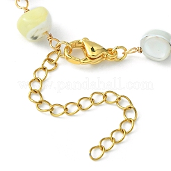 Braccialetti a catena con perline di conchiglie naturali&nbsp;BJEW-JB09462-02