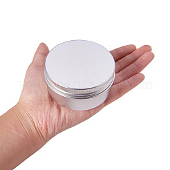 Barattoli rotondi in alluminio da 80 ml&nbsp;CON-WH0002-80ml