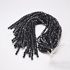 Imitare austriaco di cristallo di vetro bicone fili di perline&nbsp;LS-GLAA-F029-4x4mm-02